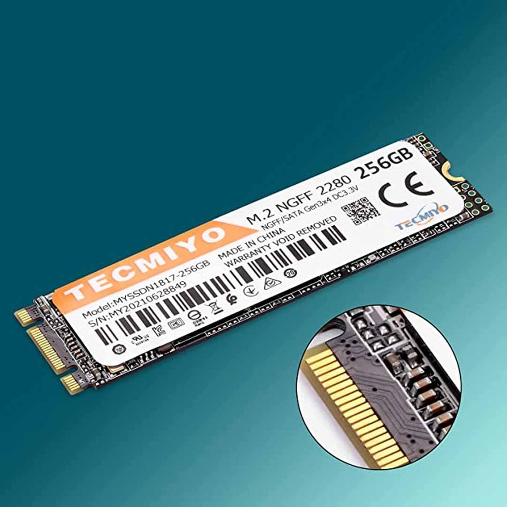 Tecmiyo 256gb M.2 NVMe SSD | Quality Computer